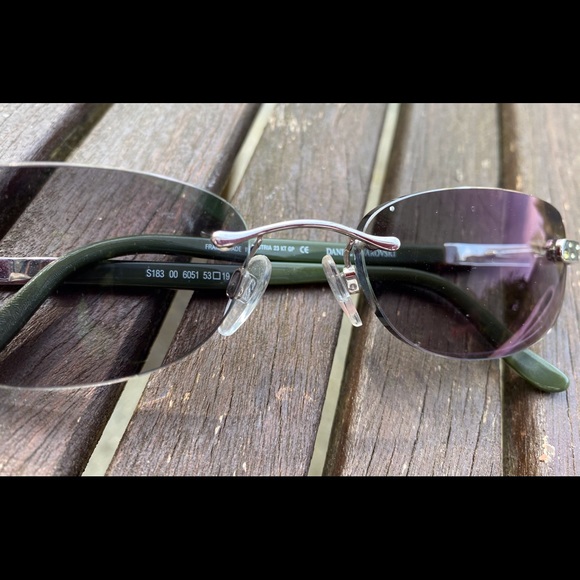 Daniel Swarovski Rimless Eyeglasses Frames Green - Picture 8 of 12